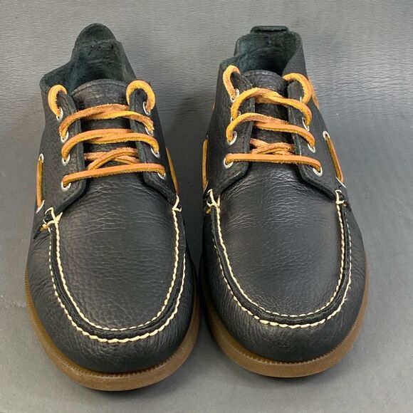 Sperry Top Sider Black Leather Chukka Boot shoes Men’s Size 11 - Picture 2 of 8